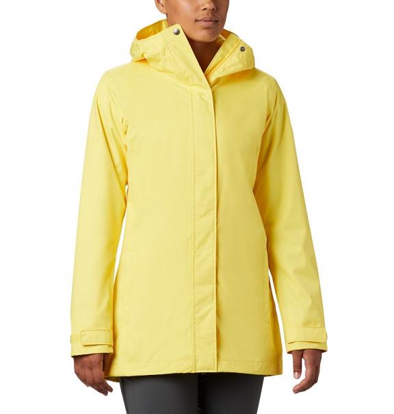 Columbia Splash A Little II Rain Jacket Women Yellow USA (US568252)